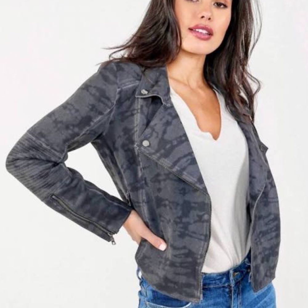 animal print Marrakech Moto jacket in size M